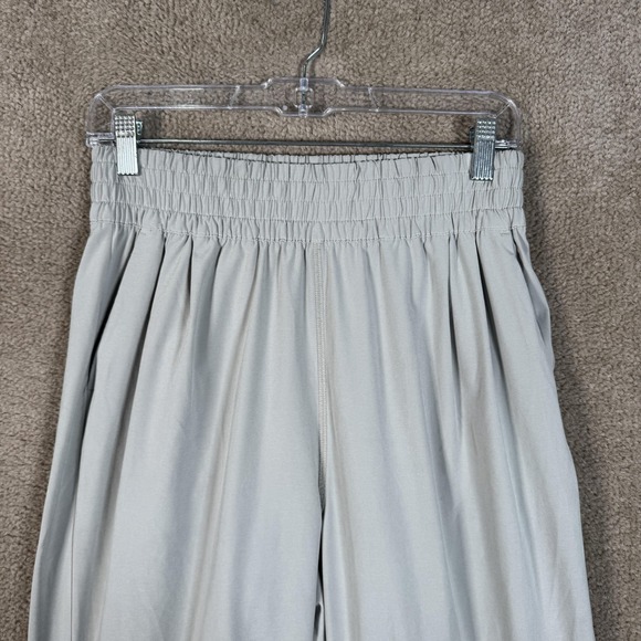 Vuori Villa Ankle Pants Womens Small Elastic Waist Lightweight Talc Gray Casual - Picture 3 of 12